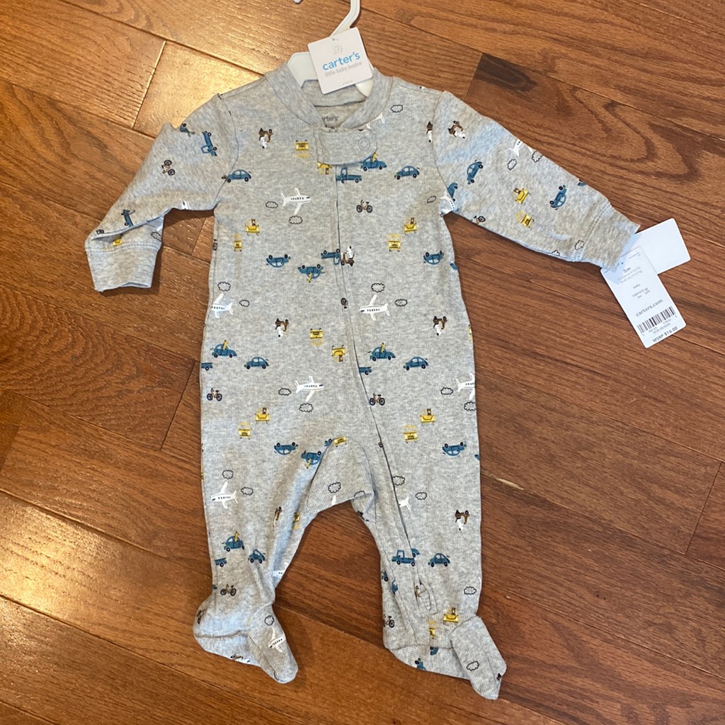 Carters 3m Nwt Zippered